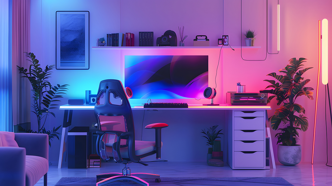 Dywan w pokoju gracza (gaming room) – design czy ochrona podłogi? Co położyć pod fotel na kółkach?